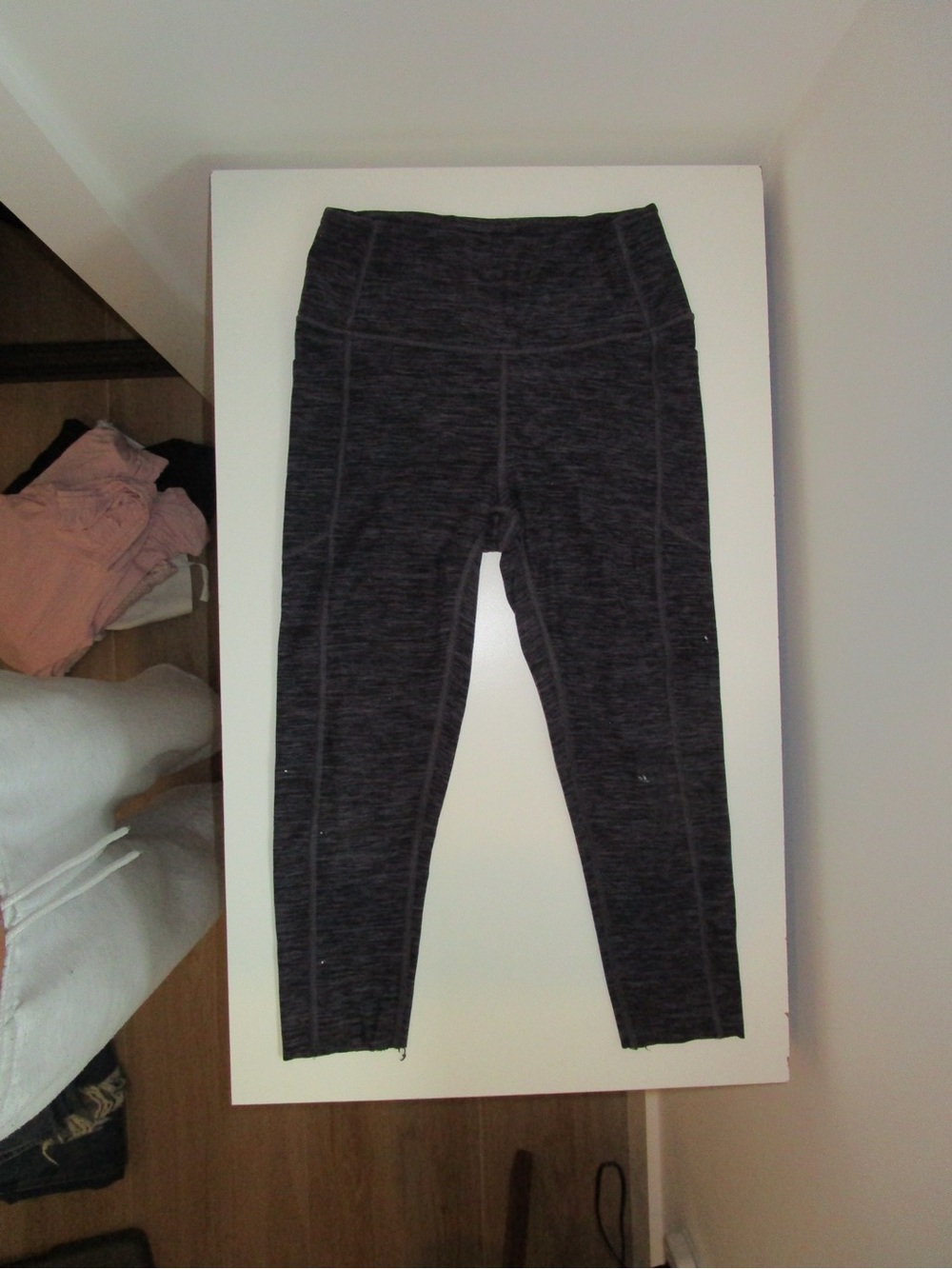 Victoria's Secret Kids' Heather Charcoal Active Leggings
